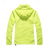 baratos Casacos Leves, Polares &amp; Caminhada-Homens Jaqueta Softshell Jaqueta de Trilha Ao ar livre A Prova de Vento Impermeável Jaqueta leve Jaqueta corta-vento Viajar Preto Branco Amarelo Roxo Escuro Vinho