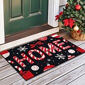 preiswerte Weihnachtsteppiche und -matten-Weihnachtsdekorationen Fußmatte Zuckerstange Pointessia Küchenmatte Bodenmatte rutschfester Flächenteppich Ölfester Teppich Indoor Outdoor Matte Schlafzimmerdeko Badezimmermatte Eingangsteppich