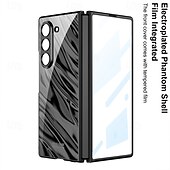 Недорогие Чехлы для Samsung-телефон Кейс для Назначение Z-флип 6 Z-сгиб 6 Кейс на заднюю панель Защита от удара Ретро ПК