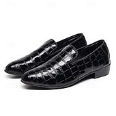 voordelige Semi-formeel-Heren loafers van imitatieleer met krokodillenmotief – stijlvolle instappers voor formele gelegenheden en zakelijke kleding