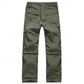 voordelige Bodems-Voor heren Combatbroek Cargohosen Wendbare Hosen Militair Buiten Normale pasvorm waterdicht Ademend Sneldrogend Broeken / Regenbroek / Overbroek Elastische taille Leger Groen donkergrijs Jagen