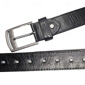 Retro Needle Buckle Men's Belt Antique Jeans Belt cheap Men's Belt-Retro Needle Buckle Men's Belt Antique Jeans Belt