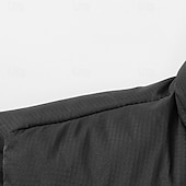 economico Gilet-Per uomo Smanicato Gilet imbottito Gilet Giornaliero Appuntamento Da mare Di tendenza Informale Autunno inverno Tasche Poliestere Tenere al caldo Comodo Liscio Cerniera Colletto alla coreana Standard