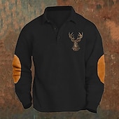 abordables Polo clásico para hombre-Hombre Camisa de Pana Camiseta de golf Trabajo Casual Diseño Manga Larga Básico Moderno Bloque de color Reno Retazos Botón Primavera &amp; Otoño Ajuste regular Negro Verde Ejército Azul Marino Marrón