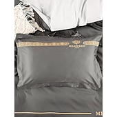 economico Collezione d&#039;elite-Set copripiumino da 4 pezzi, 100% cotone biologico, tessuto morbido e traspirante, include copripiumino e federe per un sonno confortevole.