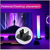 economico Luci intelligenti-tuya wifi computer desktop lampada atmosfera rgb smart bluetooth lampada sensore musicale app usb controllo vocale e-sport lampada polare