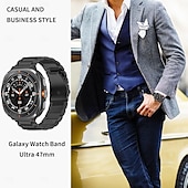 levne Pásky na hodinky Samsung-2 ks Pásek hodinek pro Samsung Galaxy Watch 7/6/5/4  40/44mm, Watch 5 Pro 45mm, Watch 6 Classic 43/47mm, Watch 4 Classic 42/46mm Sledujte Ultra Nerez Výměna, nahrazení Popruh s nástrojem pro