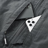 Недорогие Жилеты-Муж. Жилет для туризма и прогулок Весна Осень на открытом воздухе Быстровысыхающий Удобный Жилет Охота Рыбалка Восхождение Черный Военно-зеленный Хаки Темно-синий Серый