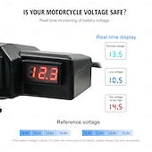 economico Caricabatterie per auto-Caricabatterie per cellulare per moto 3.4a dual usb con accendisigari 10-24v con misuratore di tensione accessori di modifica