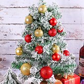 economico Ornamenti-26 palline di Natale, decorazioni natalizie, palline infrangibili per albero di Natale da 4/5/6 cm, colorate decorazioni da appendere all&#039;albero di Natale per la casa, le feste e l&#039;esposizione in negozio