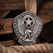 voordelige Herenriemen-Voor heren Gesp Gesp Legering Vintage-stijl Retro vintage Adelaar Texas Zilver Bronzen Dagelijks Religieuze vieringen Gesp