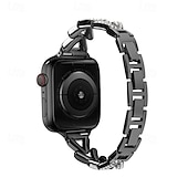 お買い得  Apple Watch Bands-Solo Loop と互換性があります Apple Watch ウォッチバンド 38mm 40mm 41mm 42mm 44mm 45mm 49mm ブリンブリンダイヤモンド メタルクラスプ 調整可 合金 交換用時計バンド のために iwatch Ultra 2 Series 9 8 7 SE 6 5 4 3 2 1