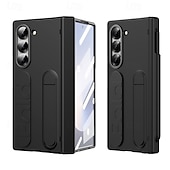 Недорогие Чехлы для Samsung-Чехол для телефона Samsung Galaxy Z Fold 6 с подставкой и защитой экрана защита всей поверхности ретро броня PC силикон