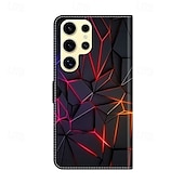 お買い得  サムスン用ケース-電話 ケース 用途 S24 Ultra S24 Plus S24 S23 S23 Ultra S22 S22 プラス ウルトラ S21 Ultra S21 FE S21 バックカバー スタンド付き 耐衝撃 レトロ風 PUレザー