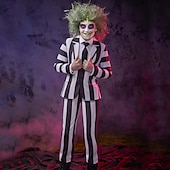 levne Chlapecké kostýmy-Beetlejuice cosplay Kostým Obleky a blejzry cosplay Filmové kostýmy for Chlapecké Karneval