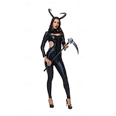 levne Dámské Kostýmy-Čert Valpuržina noc Cosplay kostým Kostým na Večírek Maškarní Dospělé Dámské Úbory cosplay Výkon Párty předvečer Všech svatých Plesová maškaráda Jednoduchý karnevalový kostým