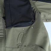 お買い得  フリースと3in1ジャケット-男性用 軍事戦術ジャケット コンバットジャケット ハイキング ジャケット アウトドア パッチワーク 防水 防風 ジャケット 登山 キャンプ / ハイキング / ケイビング 旅行 ブラック アーミーグリーン