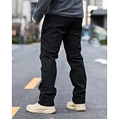 preiswerte Unterteile-Herren Kampfhosen Cargohosen Wanderhose Wanderhosen Militär Außen Regular Fit warm Fleece-Futter Wasserdicht Atmungsaktiv Hosen / Regenhose Schwarz Grau Jagd Klettern Camping / Wandern