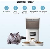 levne Misky a krmítka pro psy-Psi Kočky Domácí mazlíčci Krmítka / Automatický podavač / Misky pro psy ABS + PC Skládací Snadná instalace Misky a krmítka Jednobarevné Bílá Mísy a krmení Domů Denní