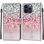 Χαμηλού Κόστους iPhone Θήκες-τηλέφωνο tok Για iPhone 14 13 12 Pro Max Plus iPhone 14 Pro Max iPhone 13 12 Pro Max iPhone 12 Pro Max Πίσω Κάλυμμα με βάση στήριξης με λουράκι καρπού Υποδοχή κάρτας Ρετρό TPU PU δέρμα