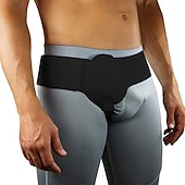 cheap Braces &amp; Supports-1 pc Inguinal Groin Hernia Belt for Men and Women with Removable Compression Pad and Adjustable Waist Strap Hernia Support Truss for Inguinal Incisional Hernias Left/Right Side - Black