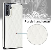 Недорогие Чехлы для Samsung-телефон Кейс для Назначение SSamsung Galaxy S24 S24 Ultra Plus S23 S22 S21 S20 Ultra Plus FE A14 A54 A72 А73 А53 A71 A12 Кейс на заднюю панель со стендом Разъем для карты Защита от удара Ретро