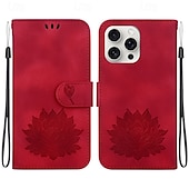 Недорогие Чехлы для iPhone-телефон Кейс для Назначение iPhone 16 Про Макс Плюс Айфон 15 Про Макс Плюс iPhone 14 13 12 11 Pro Max Plus Mini SE Кейс на заднюю панель со стендом с ремешком на запястье Разъем для карты Ретро