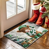 billiga julmattor och julmattor-juldekoration dörrmatta xmas highland cattle köksmatta golvmatta halkfri matta oljesäker matta inomhus utomhusmatta sovrumsinredning badrumsmatta entrématta
