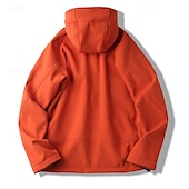 preiswerte Fleece &amp; 3 in 1 Jacken-Herren Fleecejacke für Wanderer Winter Draussen warm Fleece-Futter Wasserdicht Windundurchlässig Vliesjacken Voller Reißverschluss Klettern Camping / Wandern / Höhlenforschung Reisen Schwarz
