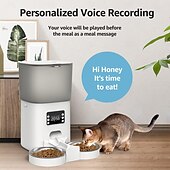 levne Misky a krmítka pro psy-Psi Kočky Domácí mazlíčci Krmítka / Automatický podavač / Misky pro psy ABS + PC Skládací Snadná instalace Misky a krmítka Jednobarevné Bílá Mísy a krmení Domů Denní