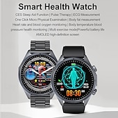 お買い得  スマートウォッチ-iMosi TK29 スマートウォッチ 1.43 インチ スマート·ウォッチ ブルートゥース ECG + PPG 温度監視 歩数計 と互換性があります Android iOS 女性 男性 メディアコントロール メッセージ受信通知 カメラコントロール IP68 48mmウォッチケース