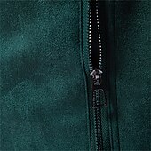 cheap Men&#039;s Jackets &amp; Coats-Men&#039;s Casual Jacket Suede Jacket Casual Daily Windbreaker Sexy Fall &amp; Winter Solid / Plain Color Casual Collarless Regular Black Yellow Green Gray Jacket