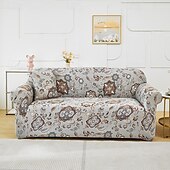 baratos Cobertura de Sofa-capa de sofá estampada capa elástica para sofás em formato de L protetor de móveis elegante e durável ideal para renovar a decoração da sua sala de estar com um design exclusivo