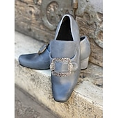 abordables Calzado-Rococó Barroco Victoriano Zapatos Hombre Víspera de Todos los Santos Carnaval Mascarada Rendimiento Fiesta / Noche Mascarada Adulto Zapatos