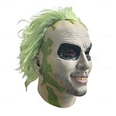 levne Masky-Zombie předvečer Všech svatých Maska Plná hlava Realistická maska Beetlejuice Strašidelný kostým Dospělé Unisex předvečer Všech svatých Karneval Výkon Párty Jednoduché Halloweenské kostýmy Oblékněte