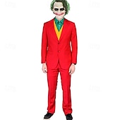 halpa Halloween-Jokeri Jokeri: Folie à Deux Jokeri Asut Puvut ja bleiserit Naamiaiset Elokuva-cosplay for Miesten Aikuisten Karnevaali Suoritus Juhla
