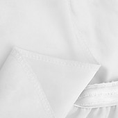 ieftine husa de scaun-husa scaun de sufragerie impermeabila husa pentru scaun neagra elastica din piele PU cu spatar inalt protector pentru scaun cu banda elastica pentru sala de mese, nunta