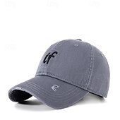 preiswerte Baseballkappe für Herren-Herren Cap Basecap Sonnenhut Kappe Schwarz Wein Polyester Bestickt Modisch Brautkleider schlicht Strasse Täglich Buchstabe Einstellbar Sonnenschutz Atmungsaktiv
