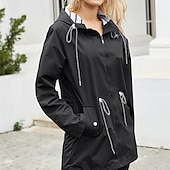 baratos Fleece &amp; Casacos 3 em 1-Mulheres Jaqueta Softshell Jaqueta de Trilha Ao ar livre A Prova de Vento Impermeável Jaqueta leve Jaqueta corta-vento Viajar Preto Amarelo Rosa claro Vermelho Azul Marinho