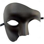 olcso Maszk-Halloween Maszk Velencei maszk Maszk egy boton Párok 2 db Farsangi maszk Fél arc Felnőttek Uniszex Mindszentek napja Farsang Mardi Gras Parti Party estélyi viselet Álarcos mulatság Egyszerű Halloween