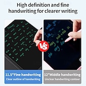 cheap Office Supplies-11.5 Inch Business Style Full Screen Clear Handwriting Writing Tablet Memo Pad Protective Case For Meeting Office Gifts