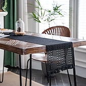cheap Tablecloth-Tablerunner Decorative and Durable Table Cover Ideal for Dining and Kitchen Tables Perfect for Everyday Use or Special Occasions