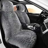 economico Coprisedili per auto-1pc Copertura per Sedile Auto in Finto Vello Protettore Caldo Invernale Elegante Cuscino Universale a Grandezza Completa per Auto Sedile del Conducente
