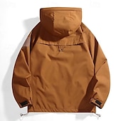 voordelige Waterdichte jassen-Voor heren Softshell jas Wandeljack Buitenshuis Winddicht Waterbestendig Windjack Reizen Zwart Paars Bruin Groen Khaki