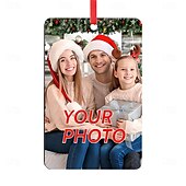 voordelige Kerstmis-Gepersonaliseerde foto kerst ornamenten houten aangepast afbeelding kerstboom ornamenten kerstversiering hangend pendant cadeaus
