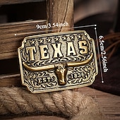 cheap Men&#039;s Belt-Men&#039;s Belt Buckle Buckle Alloy Vintage Style Retro Vintage Cow Texas Silver Bronze Daily Religious Celebrations Buckle