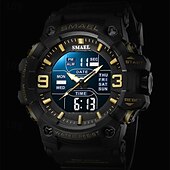 economico Orologi digitali-smael orologio al quarzo da uomo minimalista sportivo casual business luminoso sveglia impermeabile decorazione orologio in silicone