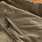 voordelige Fleece &amp; 3-in-1 Jassen-Voor heren Wandeljack Buitenshuis Winddicht Waterbestendig Lichtgewicht jack Windjack Reizen Zwart Leger Groen Khaki Donkerblauw Grijs