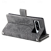 levne Ostatní pouzdra-telefon Carcasă Pro Google Pixel 8 Pro Pixel 8 Pixel 7 Pixel 7 Pro Pixel 6 Pixel 6 Pro Zadní kryt se stojánkem s poutkem na zápěstí Slot pro kartu Retro TPU PU kůže