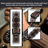 levne Pásky na hodinky Samsung-Pásek hodinek pro Samsung Galaxy Watch 7/6/5/4  40/44mm, Watch 5 Pro 45mm, Watch 6 Classic 43/47mm, Watch 4 Classic 42/46mm Sledujte Ultra PU kůže Výměna, nahrazení Popruh Ženy muži Kožený odkaz
